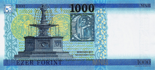 Банкноты Венгрии Венгрия 1000 форинтов 2021 фото из магазина евромонета.рф