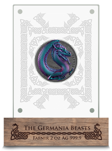 Germania Mint Germania Mint 2020 10 марок Мифические звери: Фафнир. Высокий рельеф фото из магазина евромонета.рф