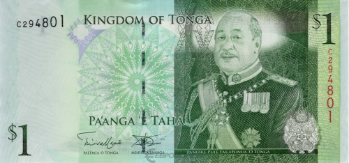 Тонга 1 паанга 2009