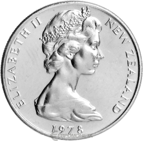 Новая Зеландия 10 центов 1978
