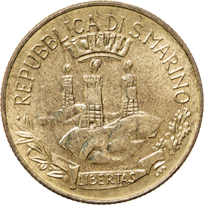 Сан Марино 200 лир 1982  фото из магазина евромонета.рф 1