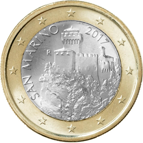 Сан Марино 1 евро 2017