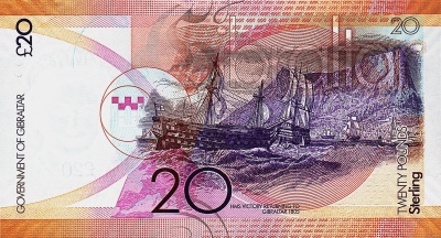 Гибралтар 20 фунтов 2011  фото из магазина евромонета.рф 1