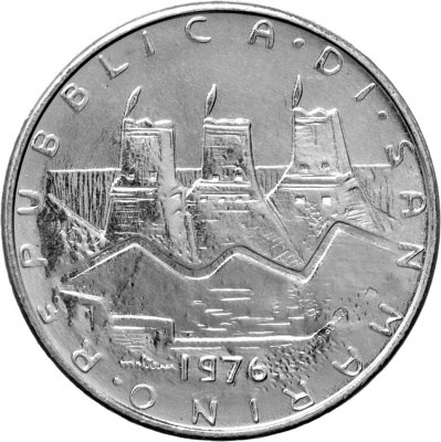 Сан Марино 100 лир 1976  фото из магазина евромонета.рф 1