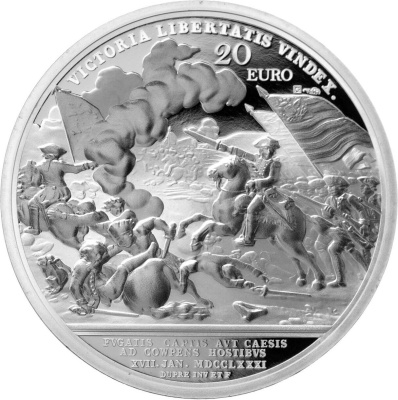 Коллекционная монета Франция 20 евро 2024 Битва при Коупенсе фото из магазина евромонета.рф 1