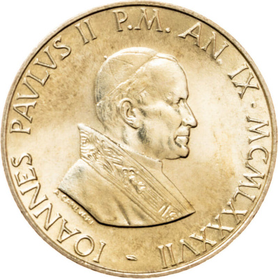 Ватикан 200 лир 1987  фото из магазина евромонета.рф 1