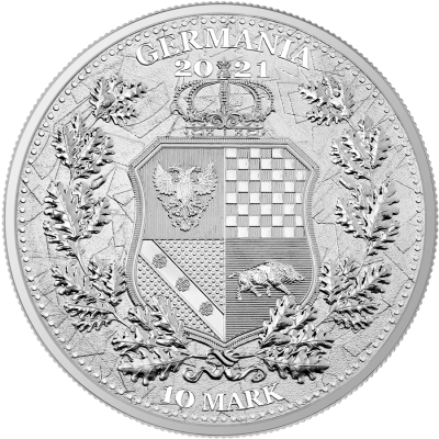 Germania Mint 2021 10 марок Аллегории: Германия и Австрия  фото из магазина евромонета.рф 1