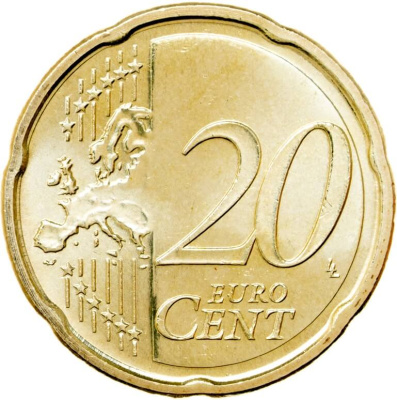 20 евроцентов Ватикан 20 евроцентов ( центов ) 2022 фото из магазина евромонета.рф 1
