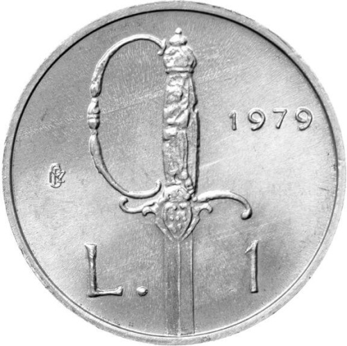 Монеты Сан Марино 1 лира Сан Марино 1 лира 1979 фото из магазина евромонета.рф