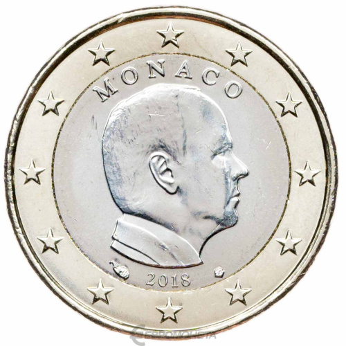 Монако 1 евро 2018