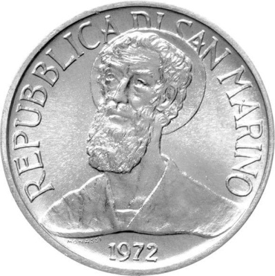 Сан Марино 1 лира 1972  фото из магазина евромонета.рф 1