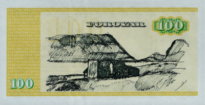 Фарерские острова 100 крон 1994  фото из магазина евромонета.рф 1