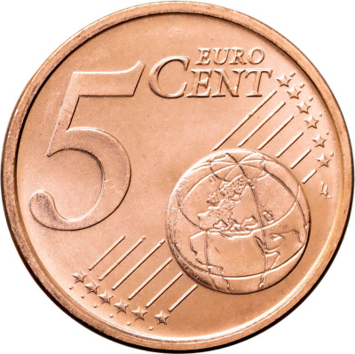 5 евроцентов Сан Марино 5 евроцентов ( центов ) 2006 фото из магазина евромонета.рф 1