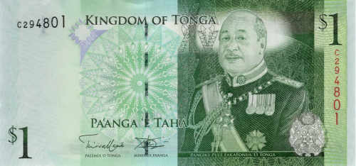 Тонга 1 паанга 2009