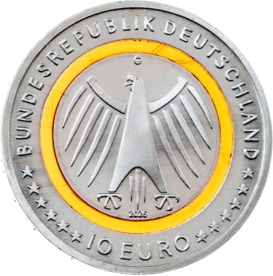 Коллекционная монета Германия 10 евро 2026 На службе общества - службы скорой медицинской помощи ( G ) фото из магазина евромонета.рф 1