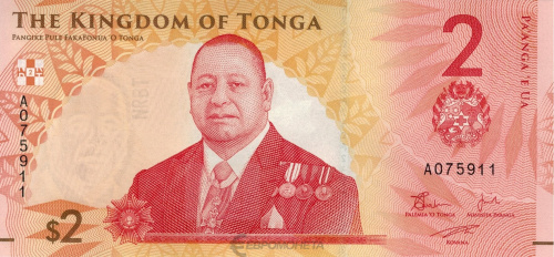 Тонга 2 паанга 2023