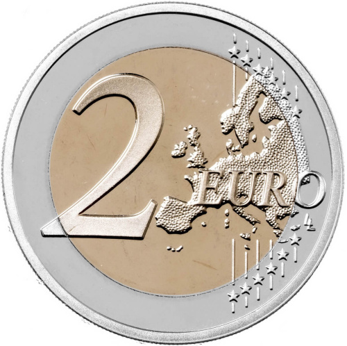 Юбилейная монета Ирландия 2 евро 2026 50-летие U2. Пруф ( Proof ) 