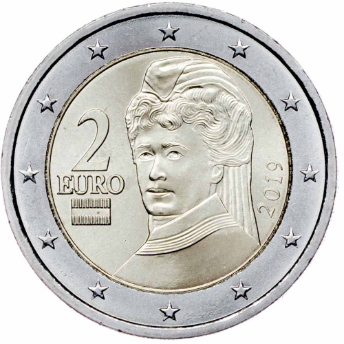 Австрия 2 евро 2019 регулярная