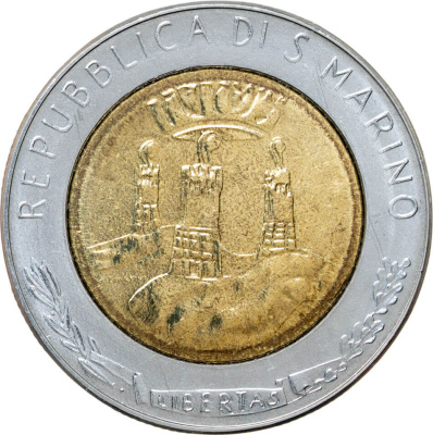 Сан Марино 500 лир 1982  фото из магазина евромонета.рф 1