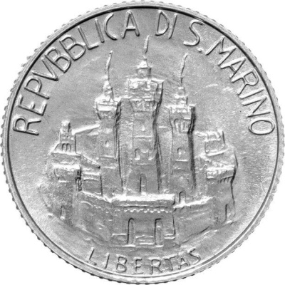 Сан Марино 2 лира 1984  фото из магазина евромонета.рф 1