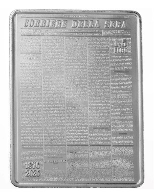 Коллекционная монета Италия 1,5 евро 2026 150-летие основания газеты Corriere della Sera фото из магазина евромонета.рф 1