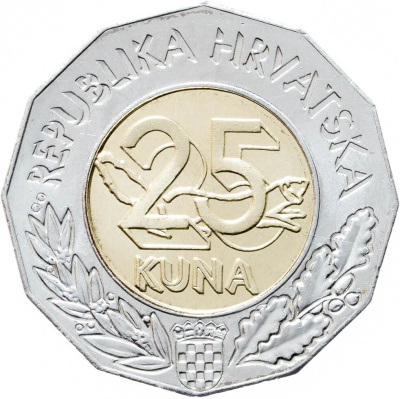 Хорватия 2010 25 кун Бизнес-форум в Загребе  фото из магазина евромонета.рф 1