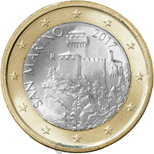 Сан Марино 1 евро 2017