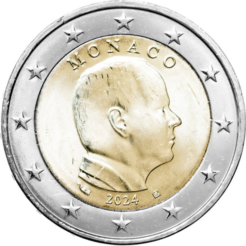 Монако 2 евро 2024 регулярная