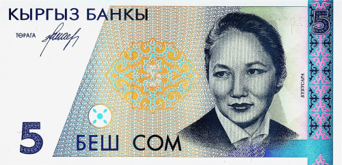 Киргизия 5 сом 1994 | Интернет-магазин евромонета.рф