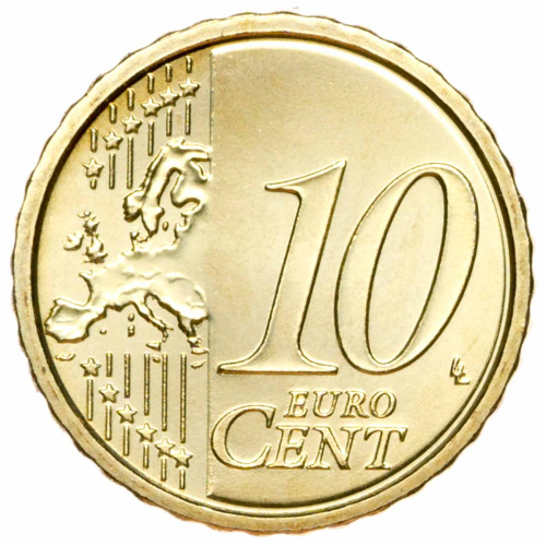 Ватикан 10 евроцентов ( центов ) 2018