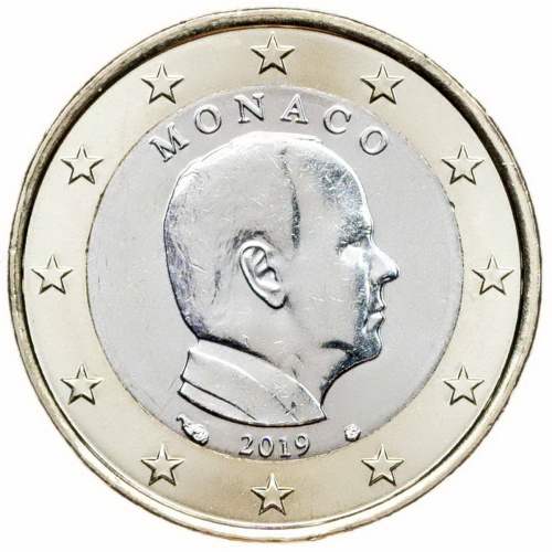 Монако 1 евро 2020