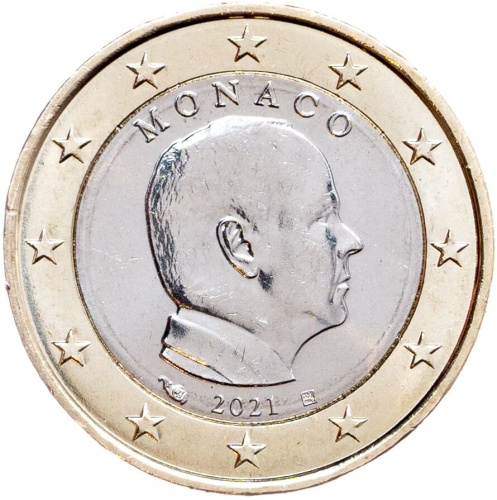 Монако 1 евро 2021