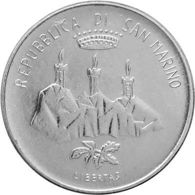 Сан Марино 50 лир 1986  фото из магазина евромонета.рф 1