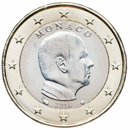 Монако 1 евро 2018