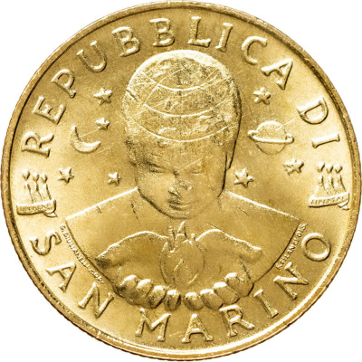 Сан Марино 200 лир 1998  фото из магазина евромонета.рф 1