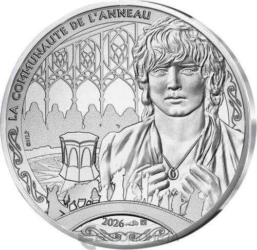 Коллекционная монета Европы Франция 10 евро 2026 Властелин колец - Братство кольца | Интернет-магазин евромонета.рф 