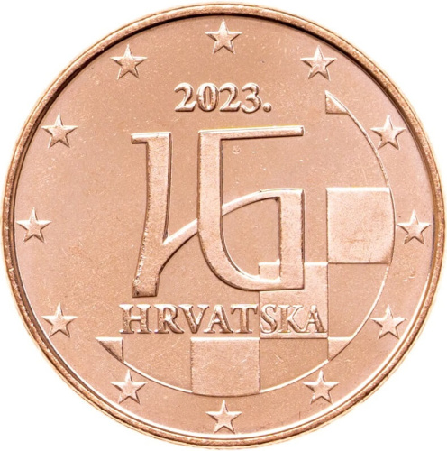 Хорватия 5 евроцентов ( центов ) 2023