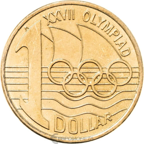 Австралия 1 доллар 2000 Выставка Olymphilex