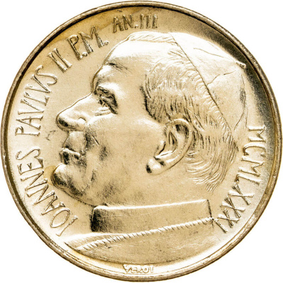 Ватикан 20 лир 1981  фото из магазина евромонета.рф 1