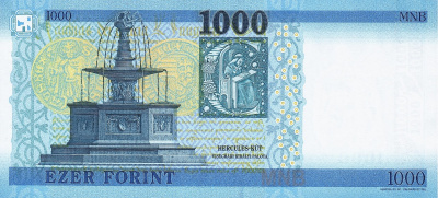 Венгрия 1000 форинтов 2025  фото из магазина евромонета.рф 1