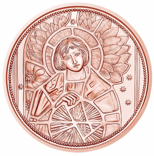 Коллекционная монета Европы Австрия 10 евро 2018 Архангел Уриэль | Интернет-магазин евромонета.рф 