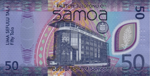 Самоа 50 тала 2025 (полимер)