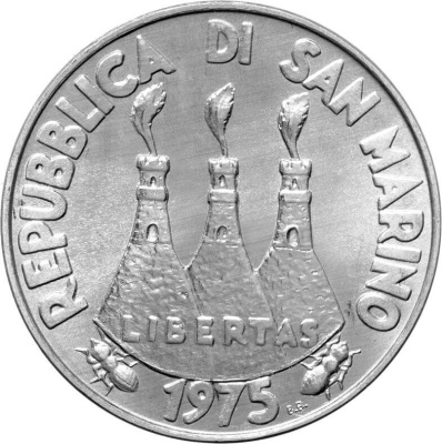 Сан Марино 10 лир 1975  фото из магазина евромонета.рф 1