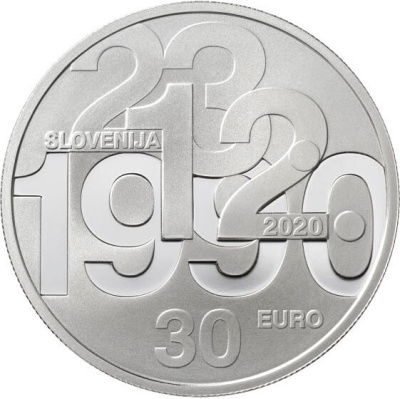 Коллекционная монета Словения 3 евро 2020 30-летие плебисцита о суверенитете и независимости Республики Словения фото из магазина евромонета.рф 1
