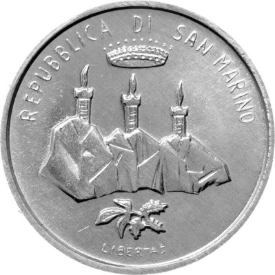 Сан Марино 1 лира 1986  фото из магазина евромонета.рф 1