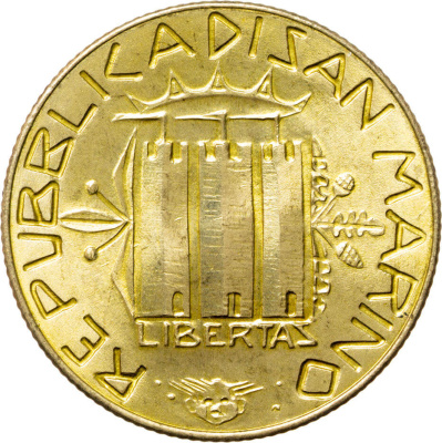 Сан Марино 200 лир 1985  фото из магазина евромонета.рф 1