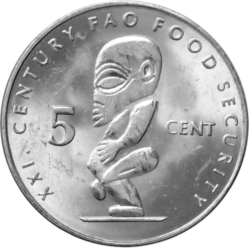 Острова Кука 5 центов 2000 ФАО