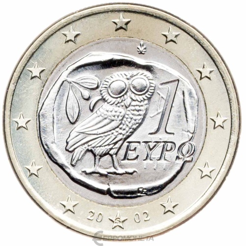 Греция 1 евро 2002