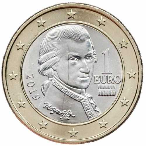 Австрия 1 евро 2019