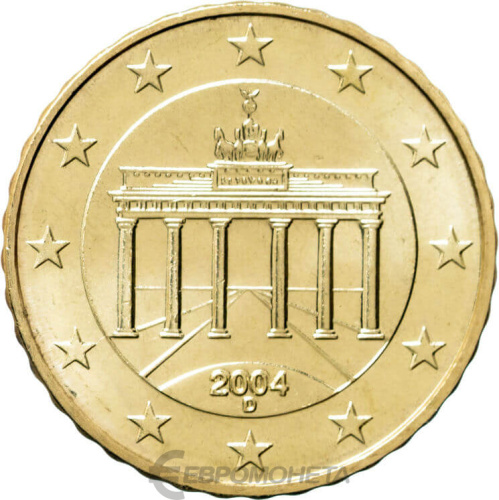 Германия 10 евроцентов ( центов ) 2004
